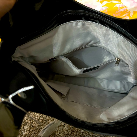 Beijo charcoal and black shoulder bag NWT! - Picture 5 of 6